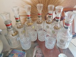 Retro club 99 Scotch whiskey üvegek hibátlanok szocreál kádár pálinka bor