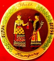 ANTIK 1962 - 1960 az IBUSZ HUNGARY 60 ÉVES - bőrönd címke matrica GYŰJTŐI ÁLLAPOT a képek szerint