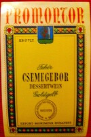 RÉGI - BUDAFOK - PROMENTOR FEHÉR CSEMEGE boros 0,7 L italos címke GYŰJTŐI ÁLLAPOT a képek szerint