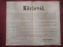1868. Körlevél-Hirdetmény, Keleti marhavész, Ragadós száj és körömfájás