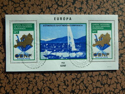 1974. Európai Biztonsági és Együttműködési Konferencia (II.) Genf - pecsételt blokk (500Ft)