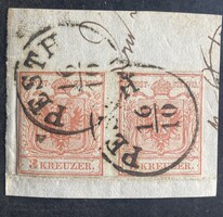 OPM  1850 3 kr.pár liliputschnitt
