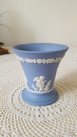 Wedgwood,Blue Jasperware porcelán váza,kehely