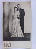 Old photo postcard wedding photo rozgonyi udv. And camera. Photographer master újpest