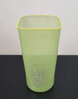 Olasz designer üveg váza Barovier & Toso jelzett