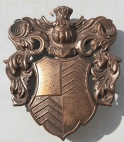 Nemesi címer bronz jelvény