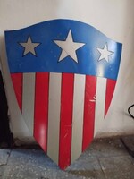 Amerika Kapitány háromszög Pajzs Az első bosszúállók,, 1:1 méret fémből. Cosplay,Avangers