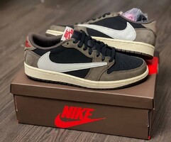 Air Jordan 1 Low x Travis Scott 'Mocha' férfi cipő,41-45.,limitált!