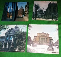Régi CCCP még Szovjetuniós kiránduló színes képek RIGA 4 db 12 x 12 cm EGYBEN a képek szerint