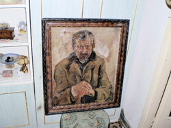 Szignózott olaj festmény