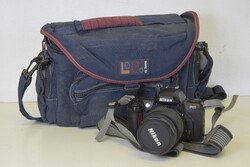 Nikon F65 SLR filmes fényképezőgép NIKKOR 28-80 mm objektívvel és tartozékokkal F76