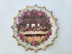 Utolsó vacsora porcelán falitányér