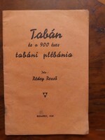 Tabán és a 900 éves tabáni plébánia füzete 1939