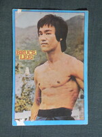 Kártyanaptár,Trafik,ajándék üzlet,Bruce Lee,1991   (9)   ,sérült,