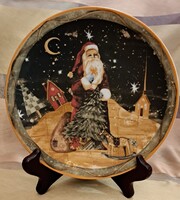 Christmas Porcelain Plate, Decorative Plate (L5483)