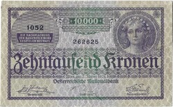 10000 korona 1924 Ausztria 3.