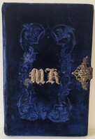 1854 "Die fromme Bionstochter" - Imádságos Könyv Izraelita Nőknek és Lányoknak Ezüst Veretes Könyv!