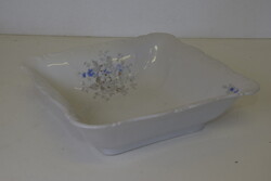Zsolnay négyszögletes mély porcelán tál A113