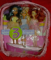 Eredeti Mattel Barbie Wee 3 Friends Miranda Stacie és Janet babák eredeti csomagolás a képek szerint