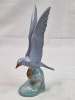 Drasche kézzel festett porcelán sirály figura hibátlan állapotban 14 cm. magas