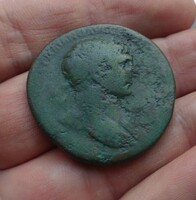 Trajan Danube Brigde sestertius RRR