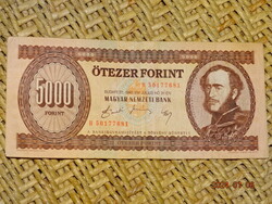 5000 FT FORINT 1990 " H " SOROZAT