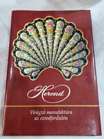 Herendi porcelános könyv