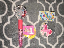 ÚJ világítós golyóstoll + radír