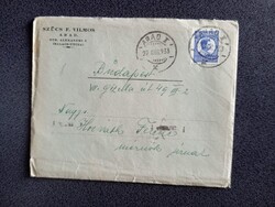 ZA620.2  Levél - Szűcs F. Vilmos  -Arad 1933