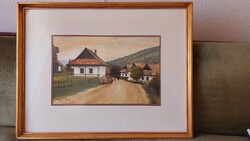 Dobroszláv József (1932-2016): Hollókő 1991. Menczel-hagyaték #6/26.