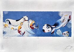 Földi Péter - Berekben 30 x 42 cm computer print, merített papír