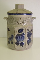 Vintage Rumtopf kerámia edény A119