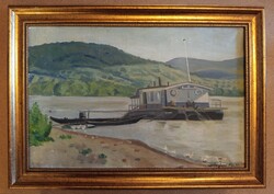 Vörös Géza (1897 - 1957) : Hajóállomás