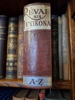 1936-A RÉVAI KIS LEXIKONA A-Z-nyomda friss-bőrkötés! REPRINT!