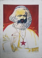 DrMáriás - Első Károly 29 x 21,5 computer print, merített papír