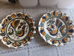Korondi madaras falitányér pár