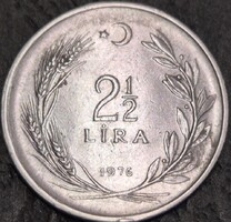 Törökország 2½ török Font, 1976.