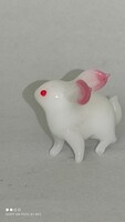 Muránói mini üveg figura nyuszi üveg állat
