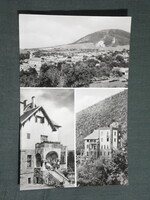 Képeslap,Pilisszántó,mozaik,üdülő,szálló,község látkép,részlet, 1963-