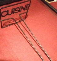 Cuisine Kitchen holder in metallic black. Great for organizing your kitchen items