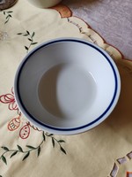 Alföldi porcelán kék csíkos kocsonyás, gulyás leveses tányér