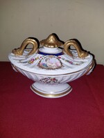 Vastag porcelán SEVRES stìlusú fedeles mártásos