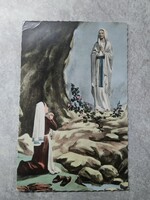 Vallásos képeslap, Lourdes, jelenés