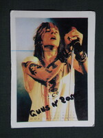Kártyanaptár,trafik,ajándék üzlet,Guns N’ Roses zenész,énekes, 1993   (9)