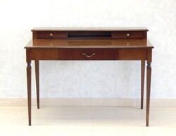 Copf stílusú 1 + 2  fiókos íróasztal.  [A - 16]