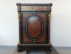 Antik boulle bútor Napoleon III stílusú réz berakásos komód felújításra 998 1839