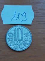 AUSZTRIA 10 GROSCHEN 1965 ALU.  119