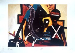 Fe Lugossy László  - Állati 23 x 32 cm computer print, merített papír