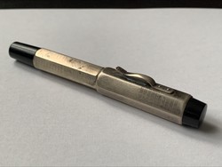 Art deco antik 835-ös ezüst toll, töltőtoll Degussa arany hegy, RW Rodi & Wienenberger