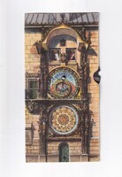 R:34 Prágai asztronómiai óra mechanikus képeslap 02 "Posta tiszta"